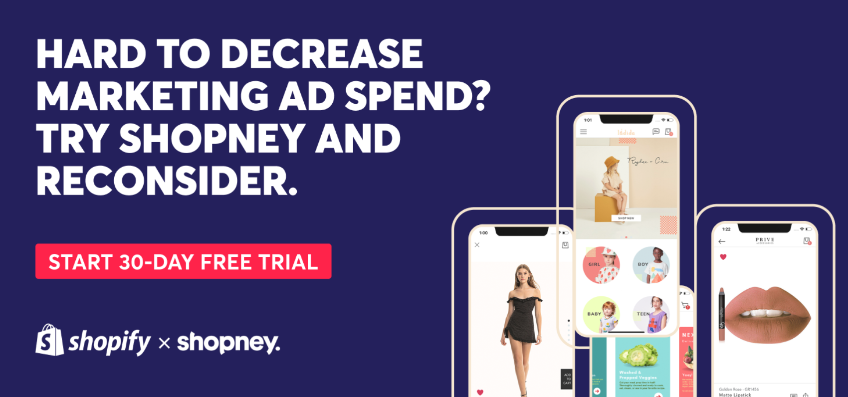 hard to decrease marketing ad spend? Try Shopney and reconsider. Start 30-day free trial