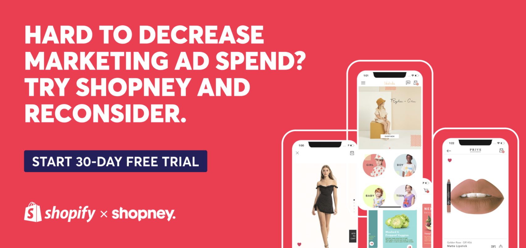 Hard to decrease marketing ad spend? Try Shopney and reconsider. Start 30-day free trial