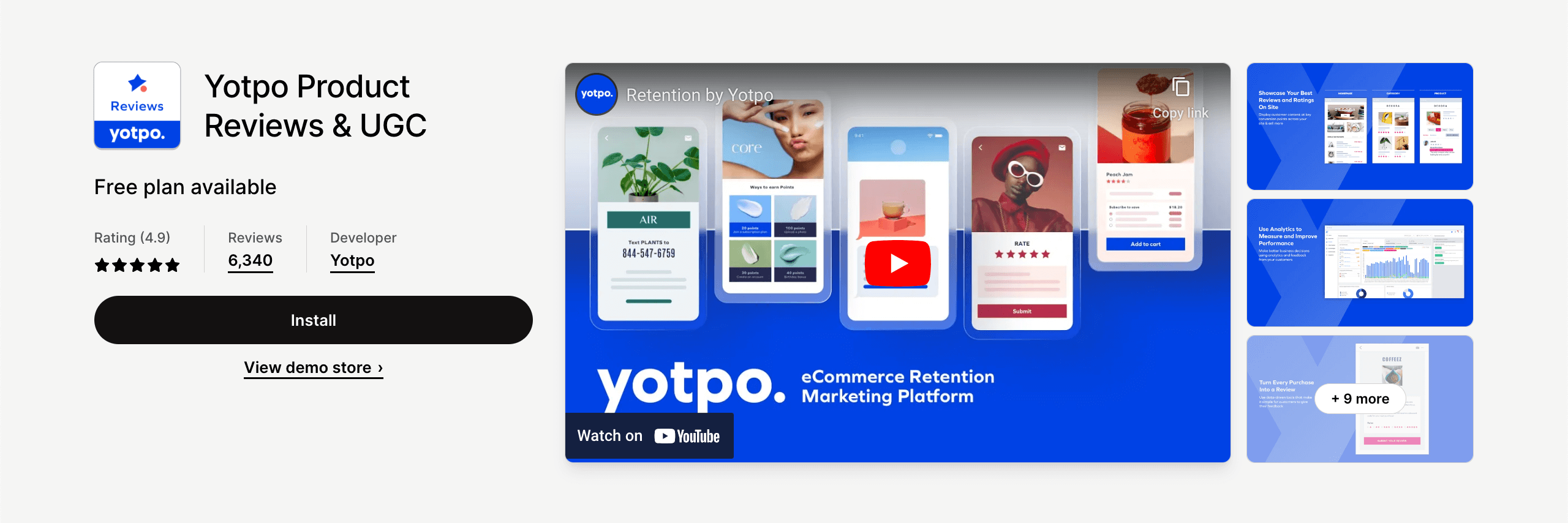yotpo product reviews and UGC for shopify stores
