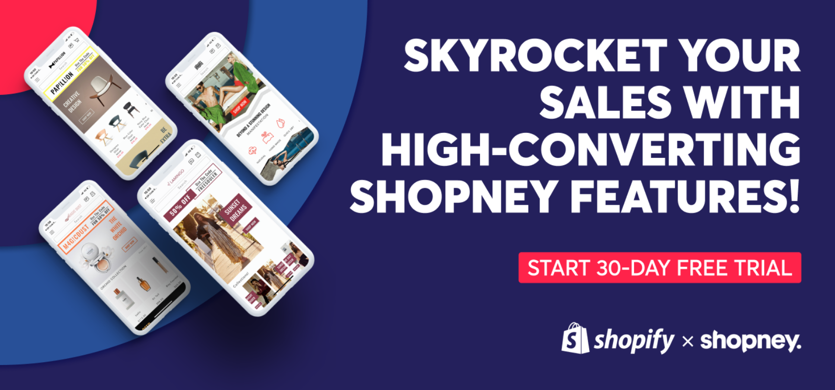 Skyrocket your sales with high-converting Shopney features! Start 30-day free trial