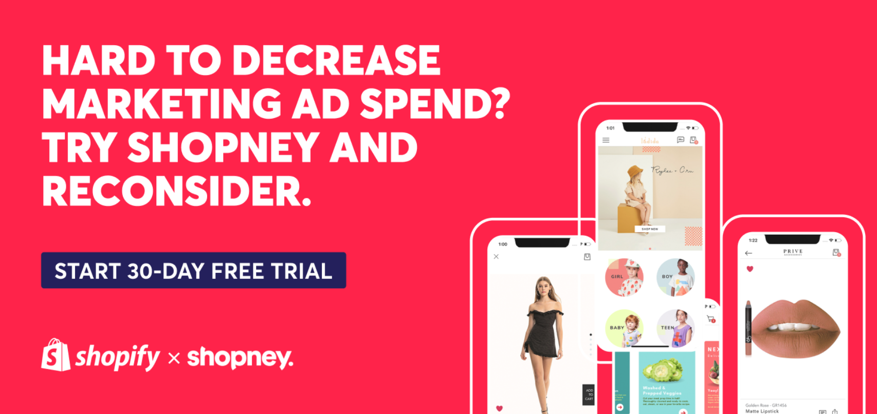 Hard to decrease marketing ad spend? Try Shopney and reconsider. Start 30-day free trial