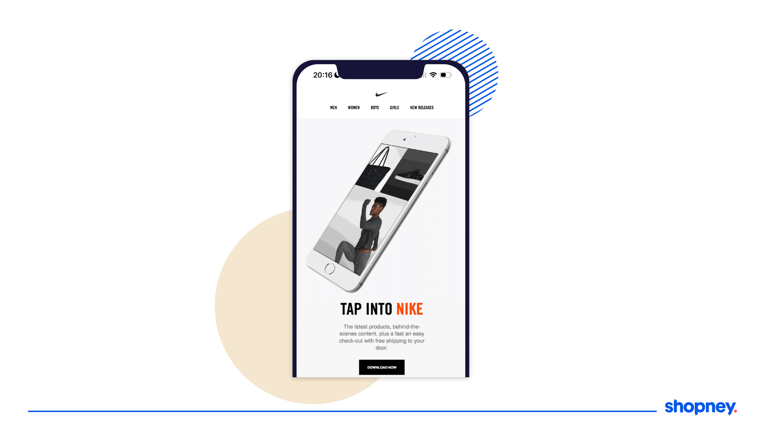 Nike using campaigns to promote their mobile app