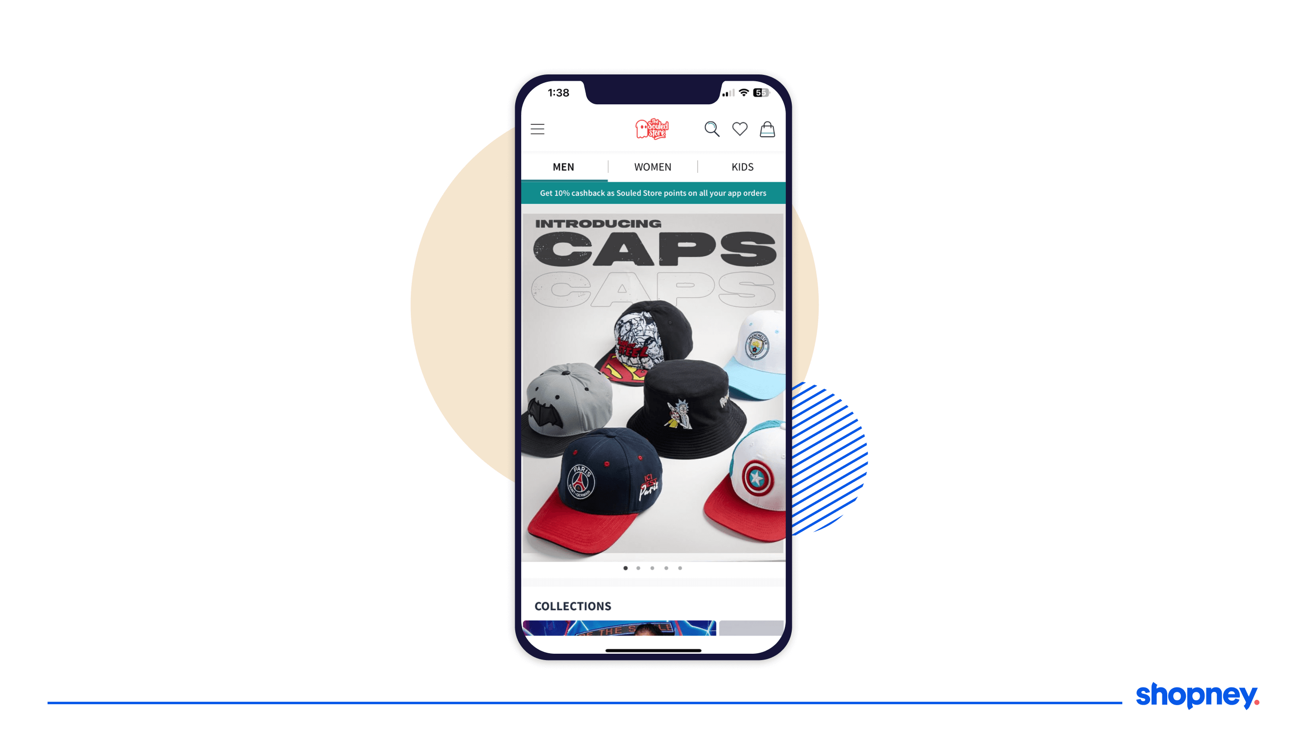 Enable icon-only search to provide flexibility