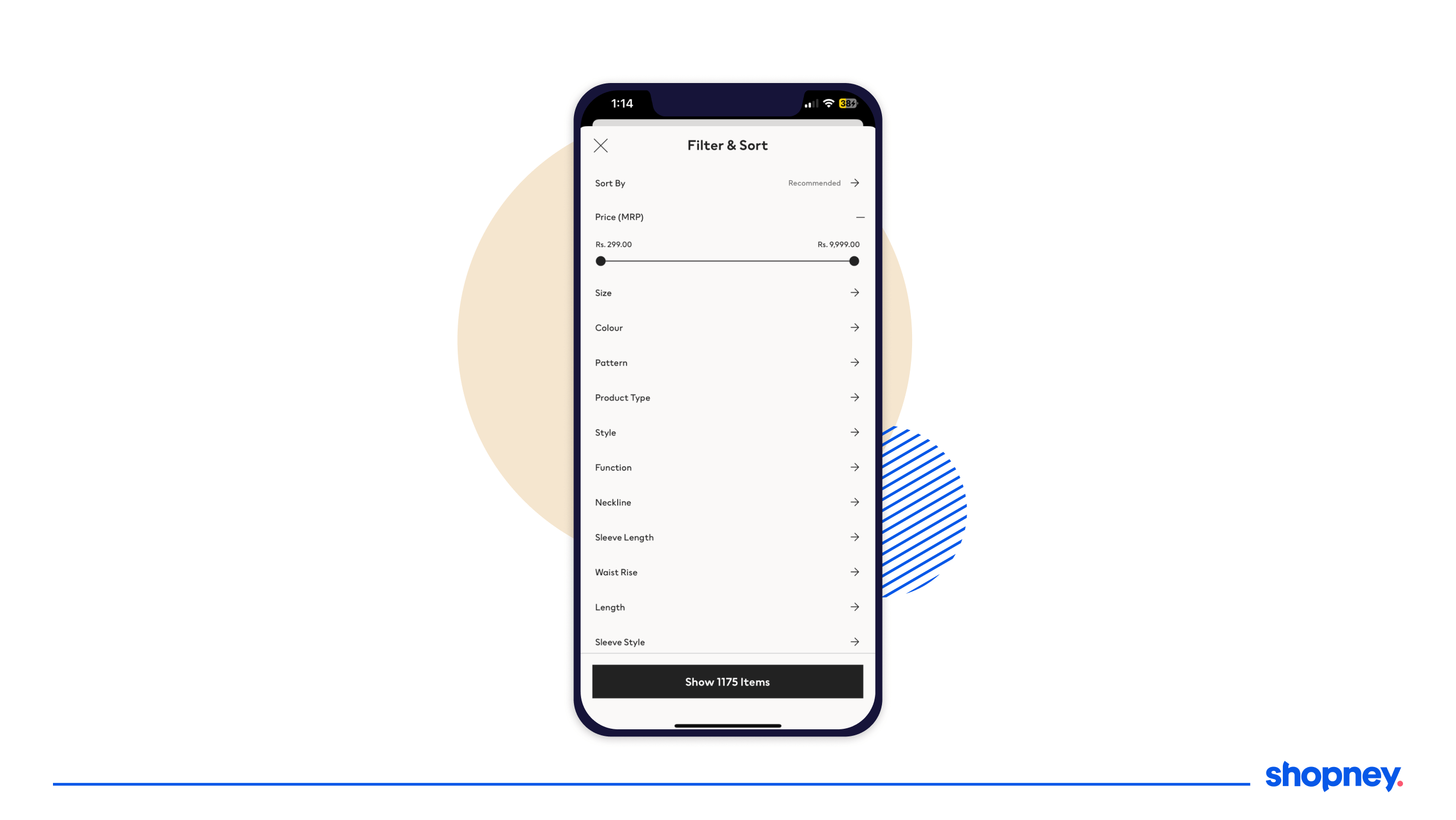 Enable easy filtering options to provide seamless and engaging shopping experience