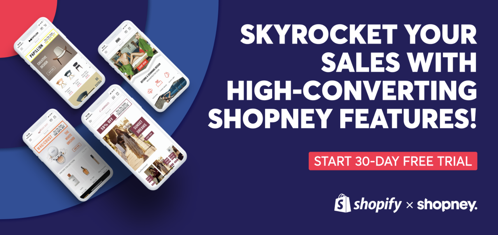Skyrocket your sales with high-converting Shopney features! Start 30-day free trial