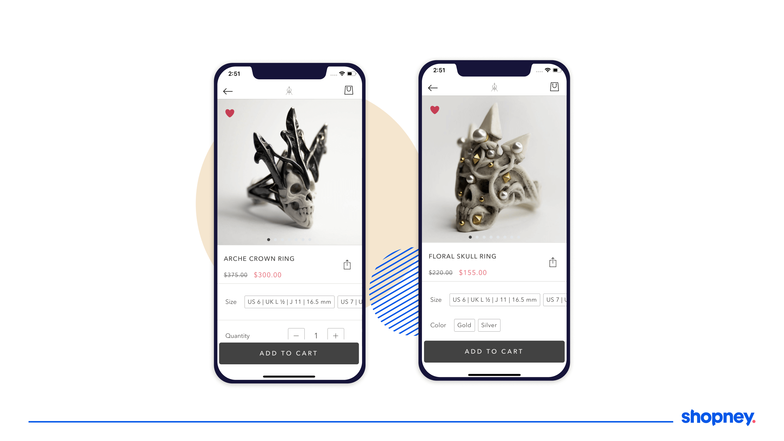 discounts and deals on product pages of a mobile app