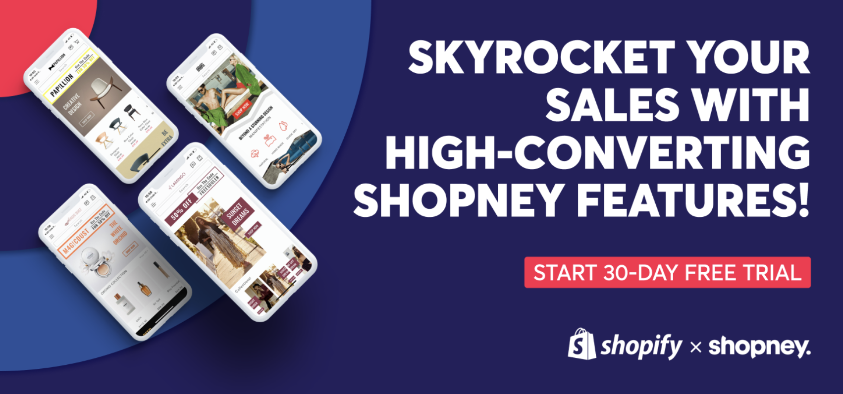 Skyrocket your sales with high-converting Shopney features! Start 30-day free trial