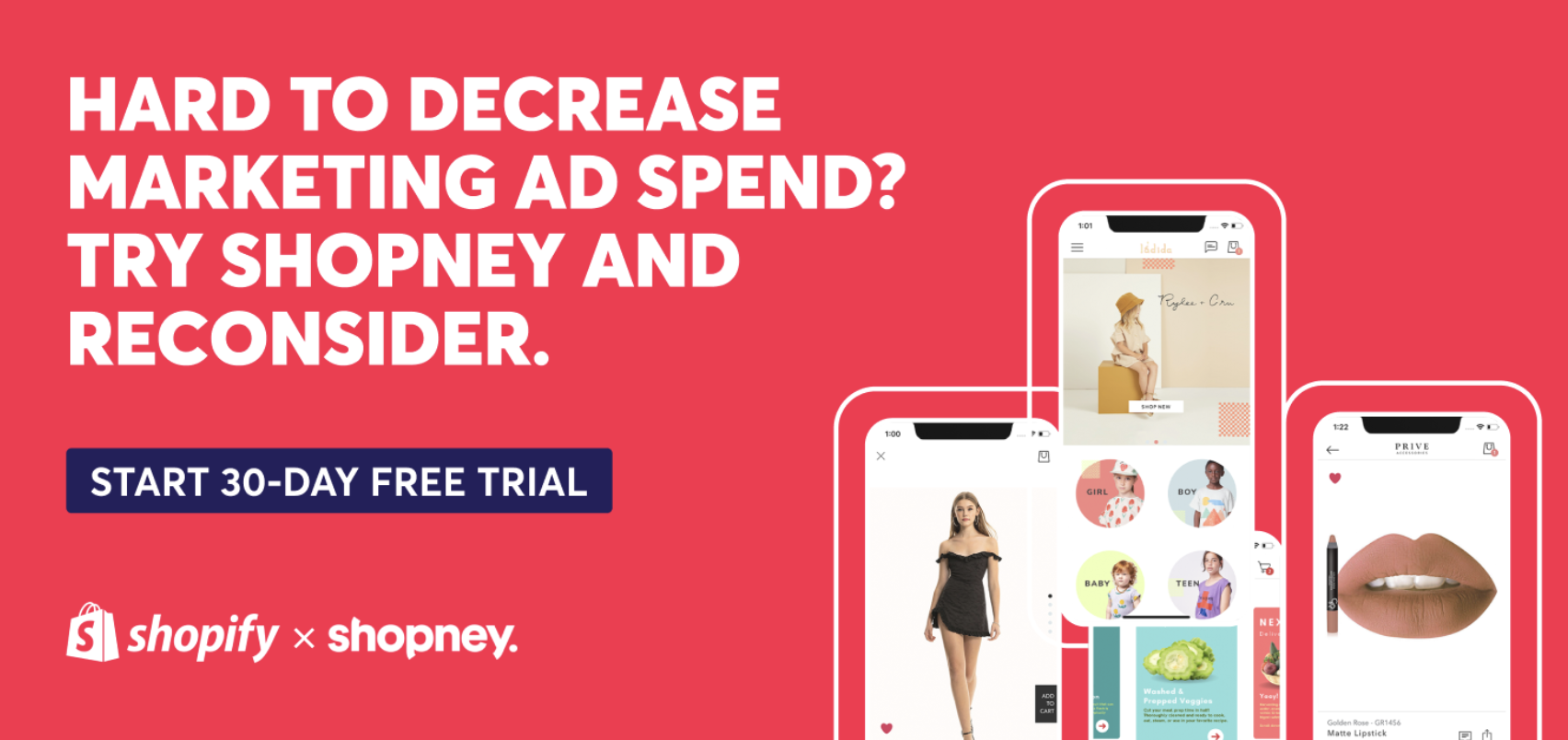 Hard to decrease marketing ad spend? Try Shopney and reconsider. Start 30-day free trial