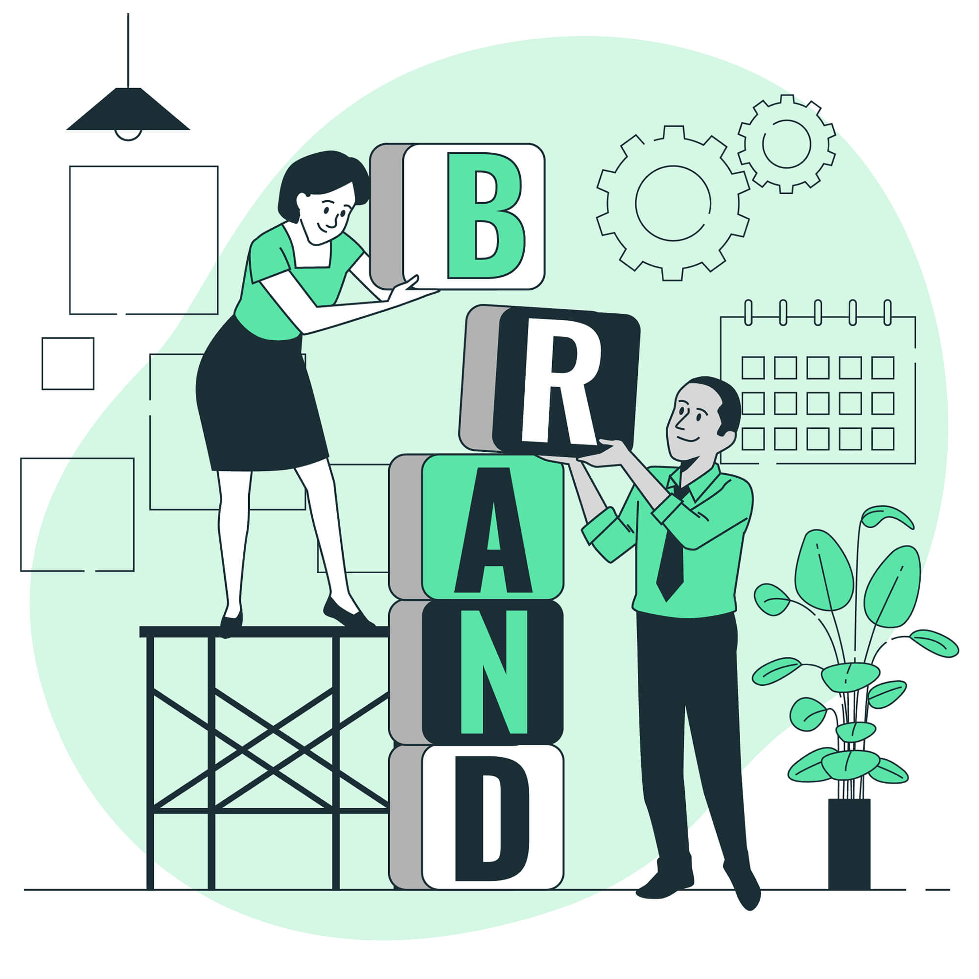 Illustration related to building brand awareness