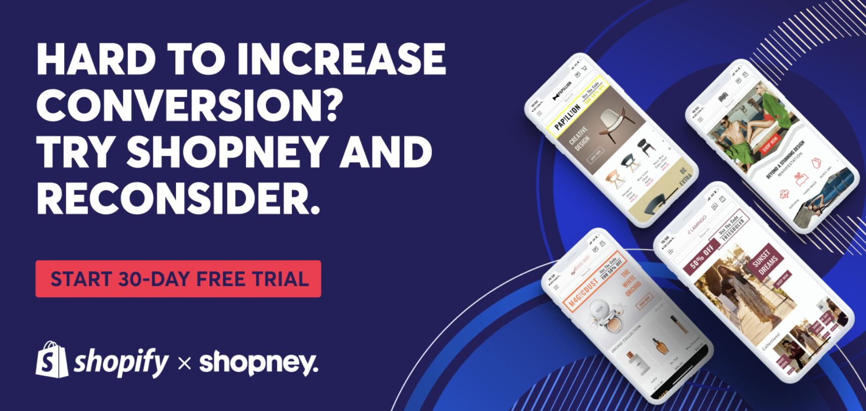 Hard to increase conversion? Try Shopney and reconsider. Start 30-day free trial