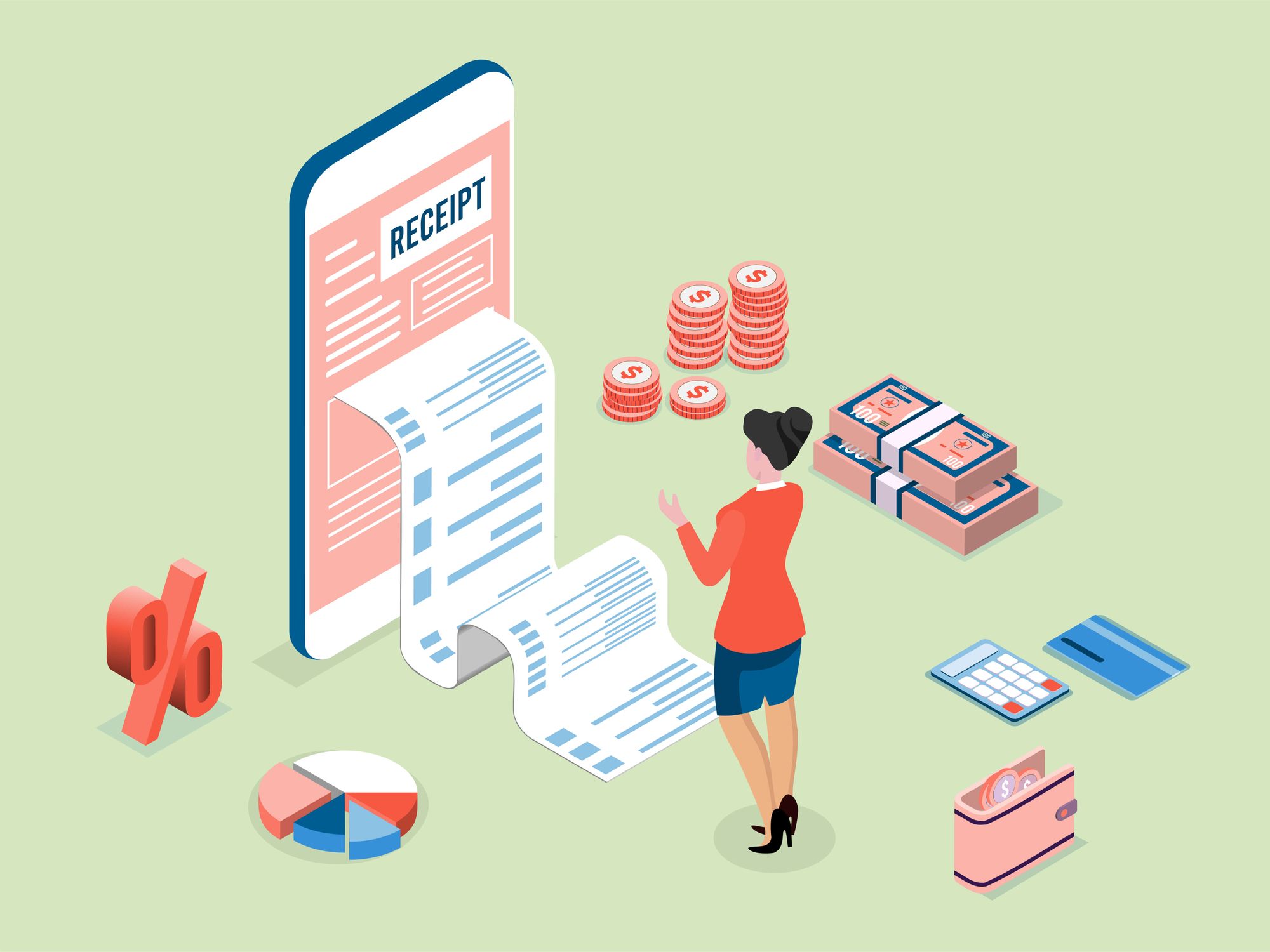 Transaction costs illustration