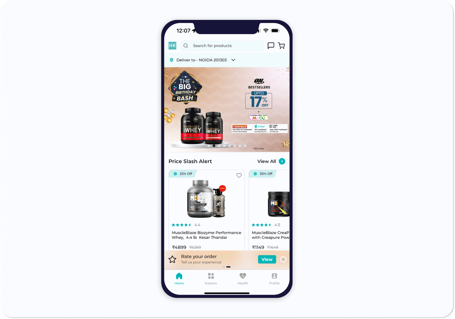 mobile app example