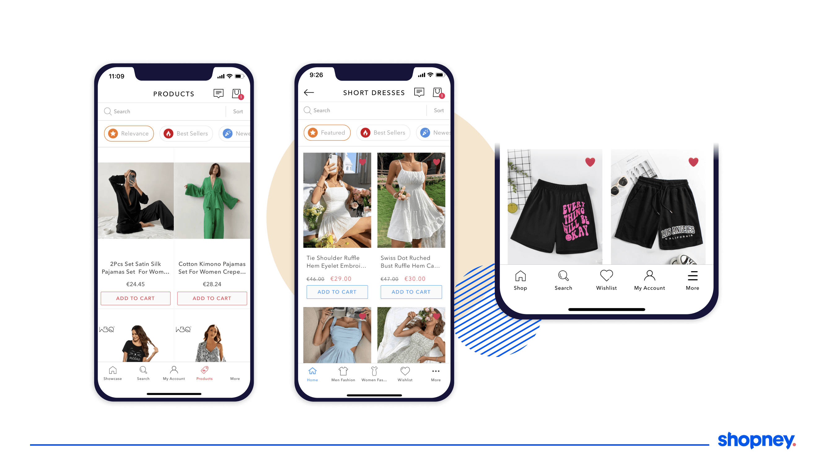 mobile app product detail pages