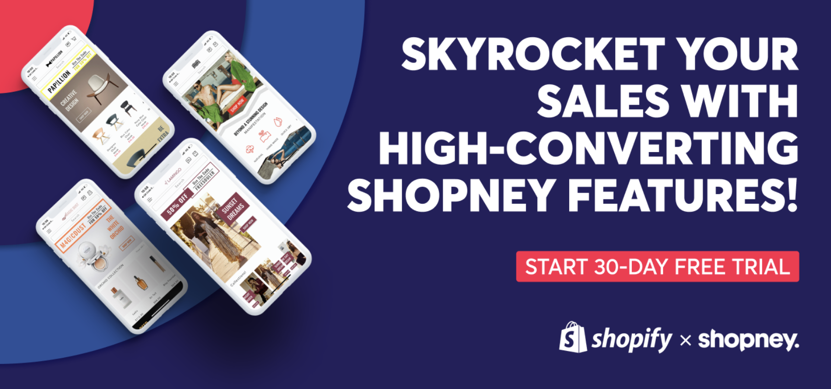 Skyrocket your sales with high-converting Shopney features! Start 30-day free trial