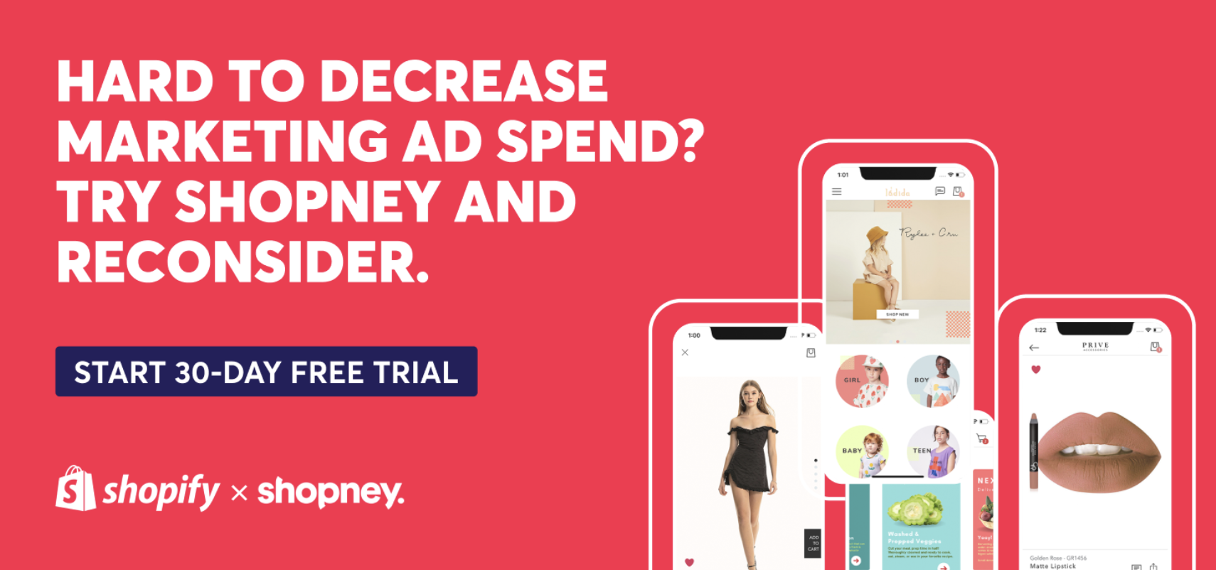 Hard to decrease marketing ad spend? Try Shopney and reconsider. Start 30-day free trial