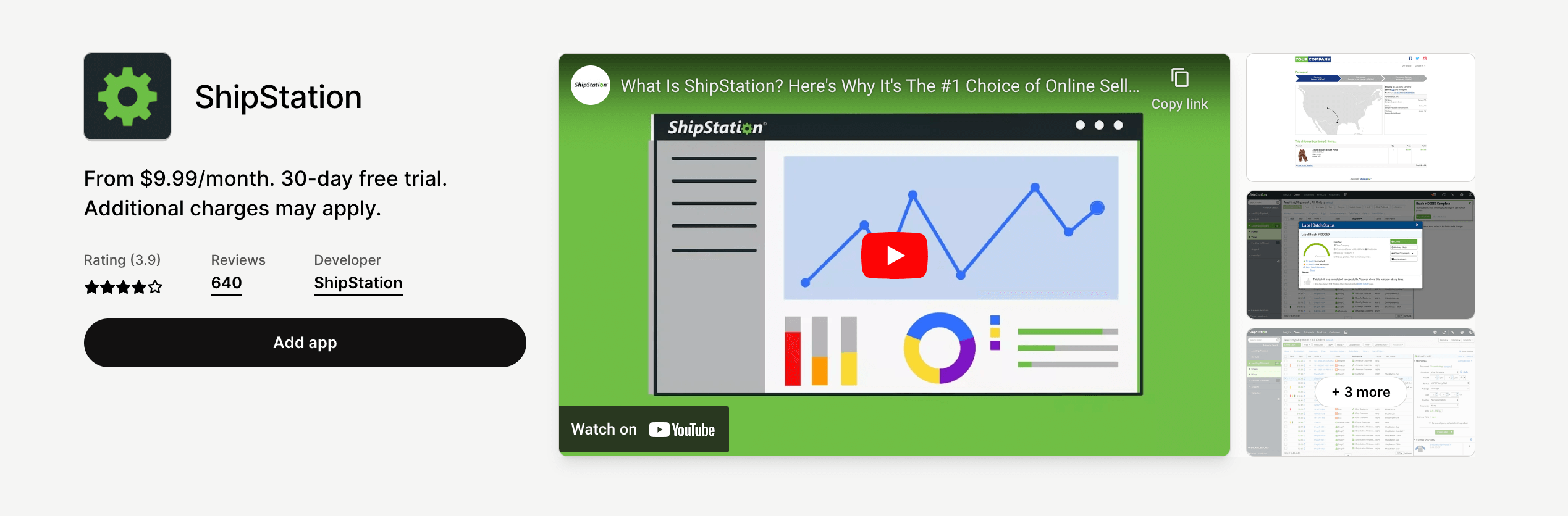 ShipStation on Shopify app store