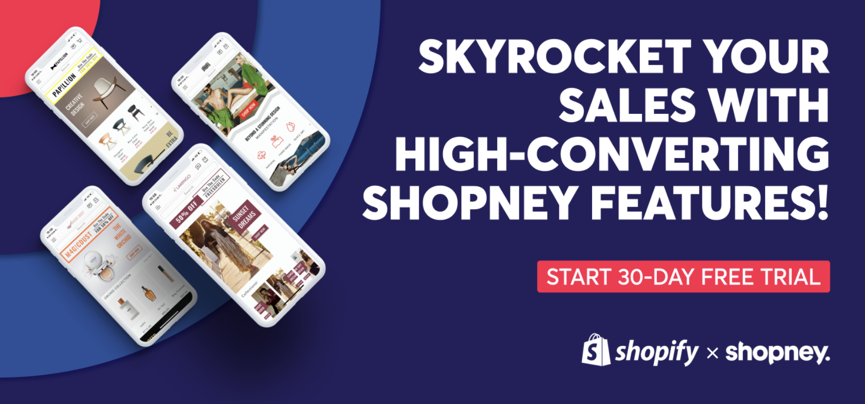 Skyrocket your sales with high-converting Shopney features! Start 30-day free trial