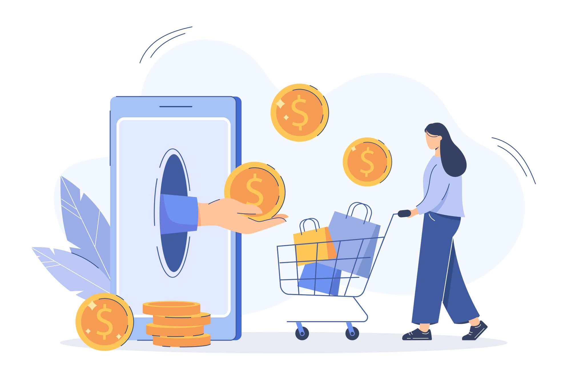 Customer loyalty illustration