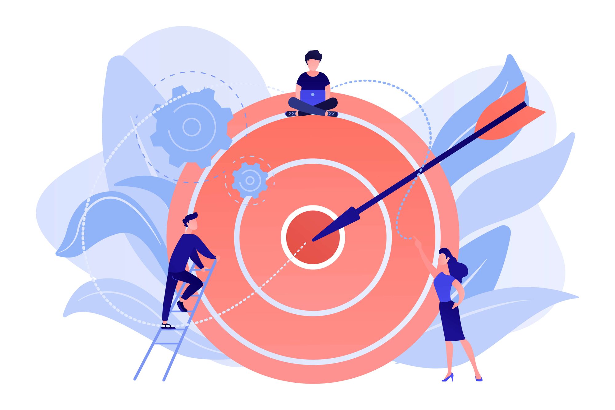 Illustration representing targeting customers effectively