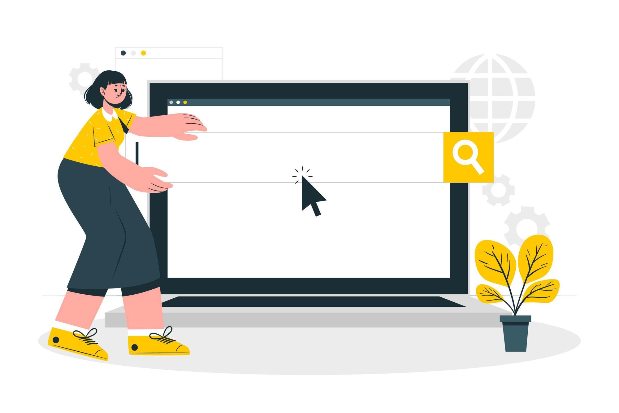 illustration related to redirecting a user from a website to a mobile app