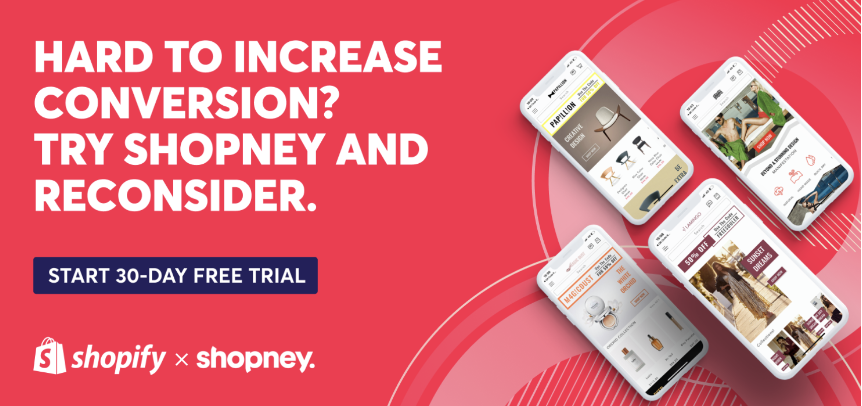 Hard to increase conversion? Try Shopney and reconsider. Start 30-day free trial