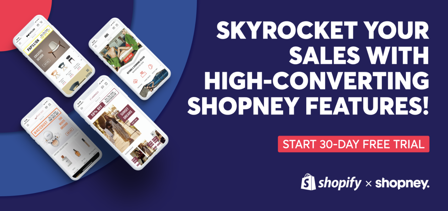 Skyrocket your sales with high-converting Shopney features! Start 30-day free trial