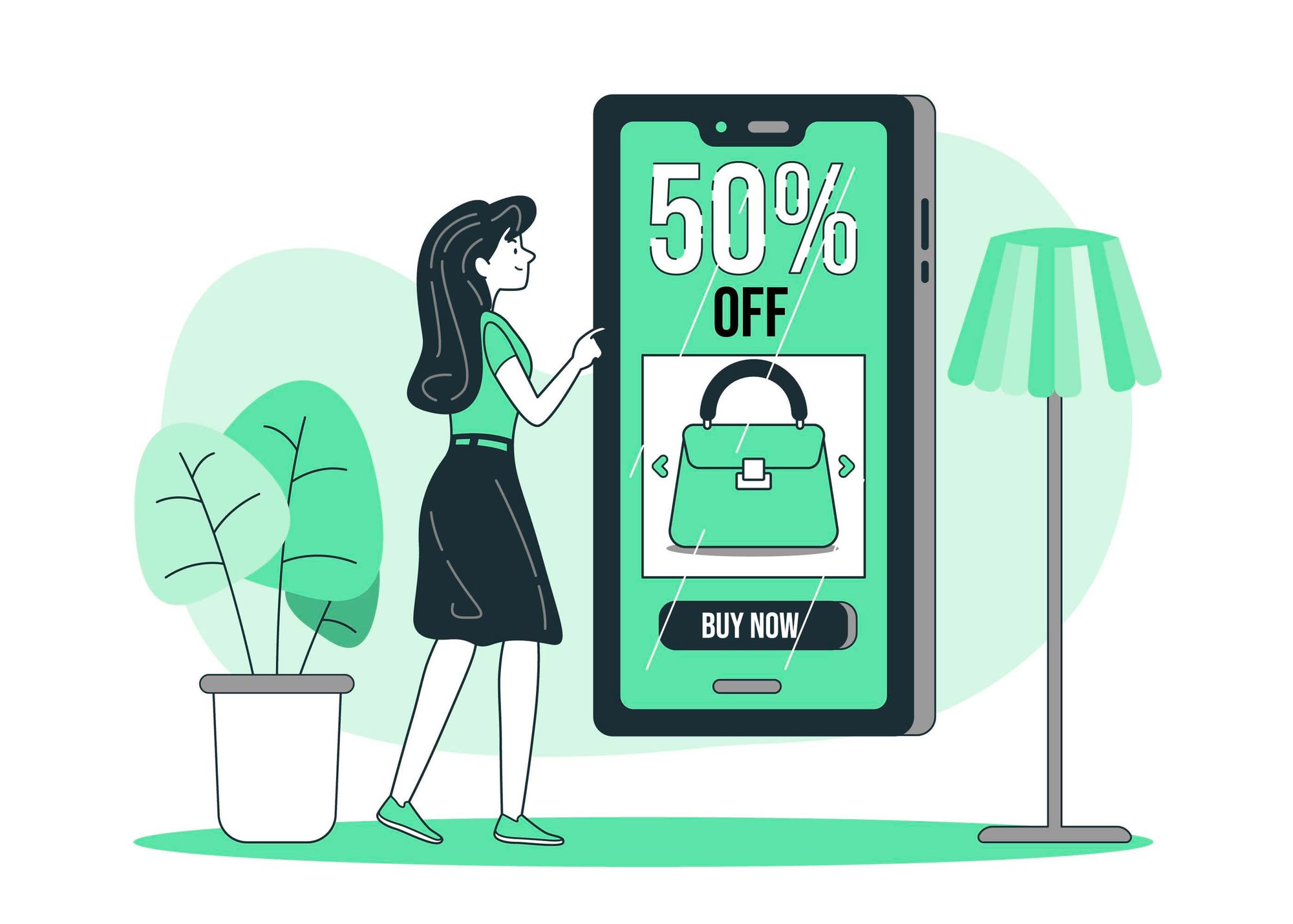 Providing discounts on mobile app