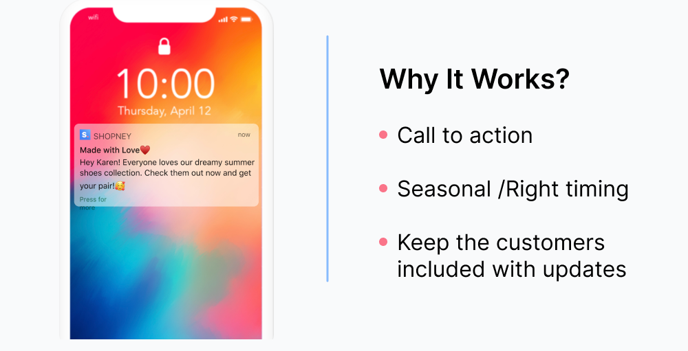 Benefits of highlighting popular items in push notifications