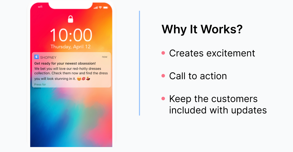 Benefits of back-in-stock push notifications