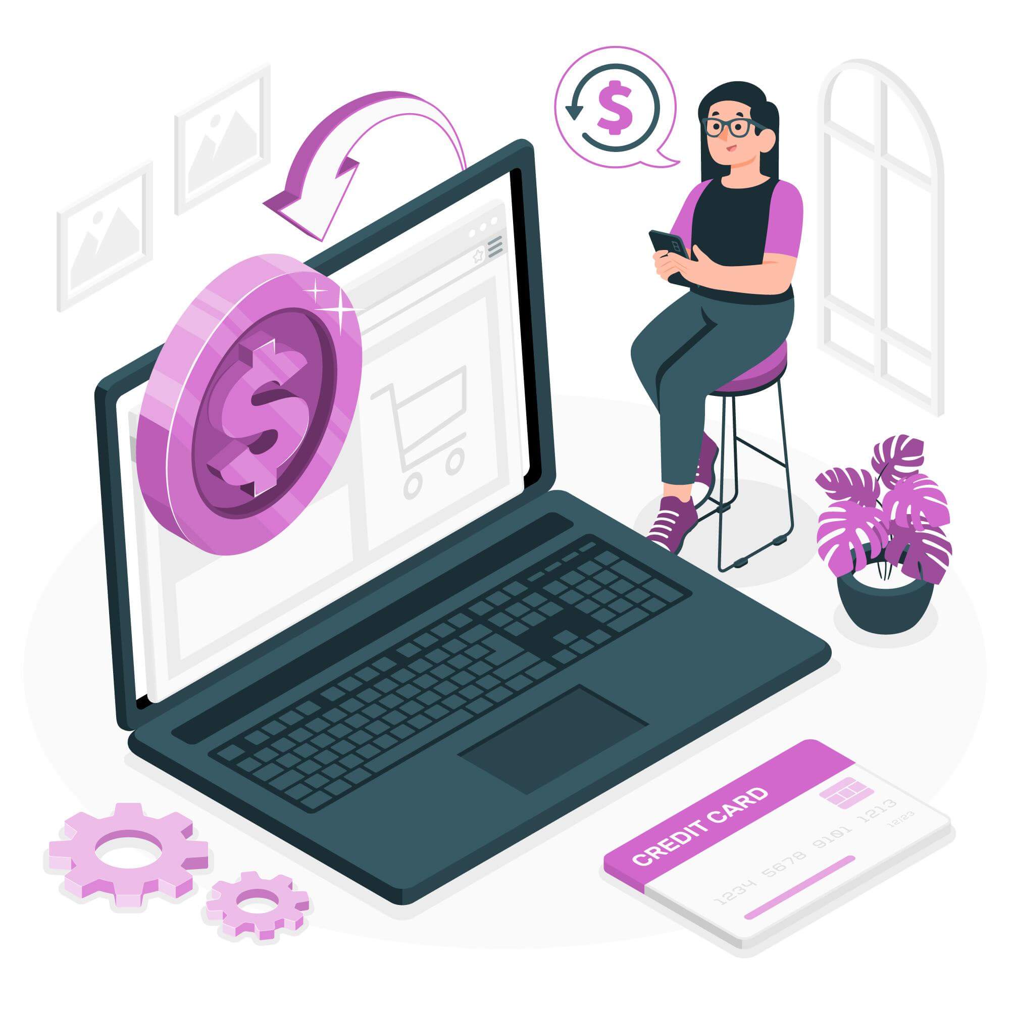Illustration of eCommerce returns