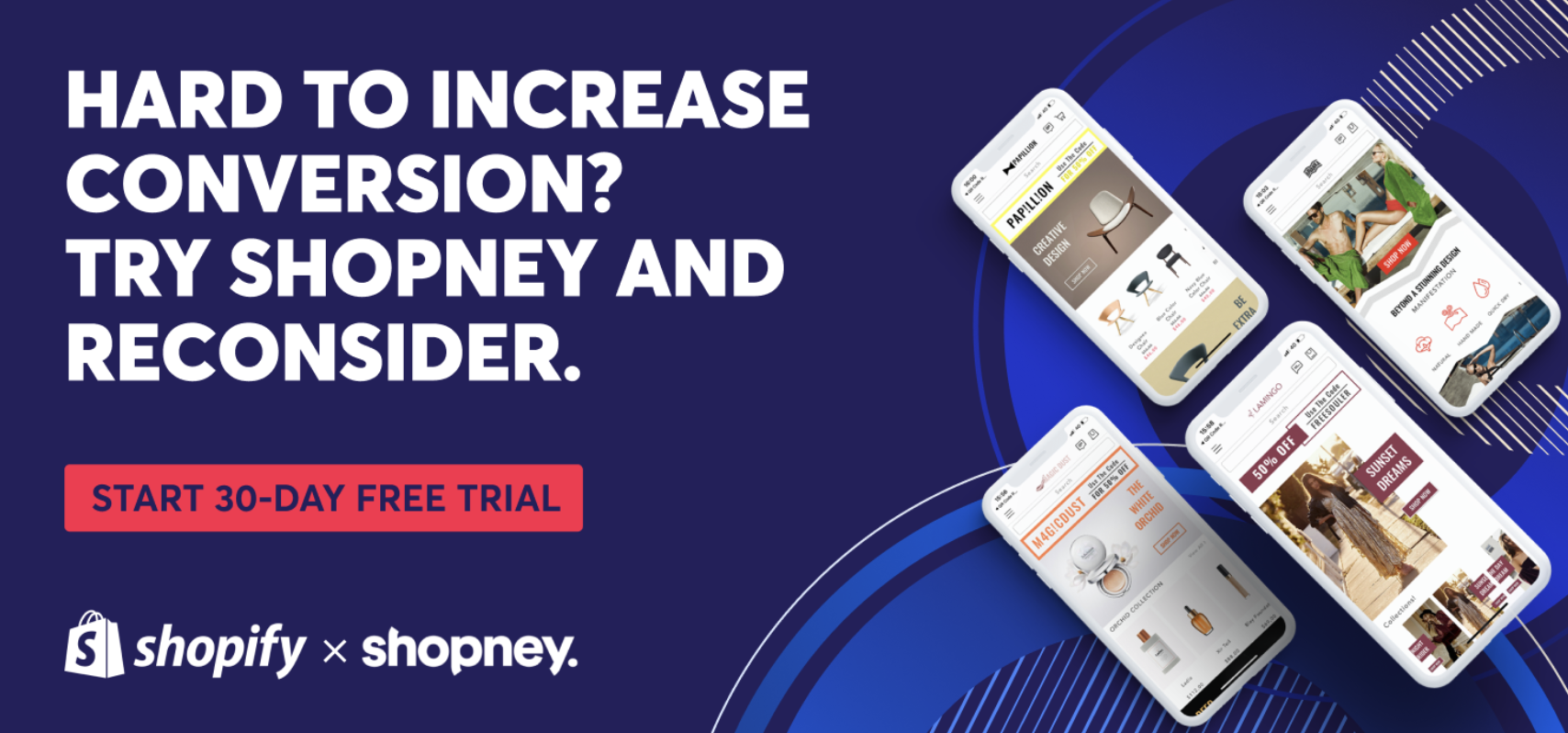 Hard to increase conversion? Try Shopney and reconsider. Start 30-day free trial