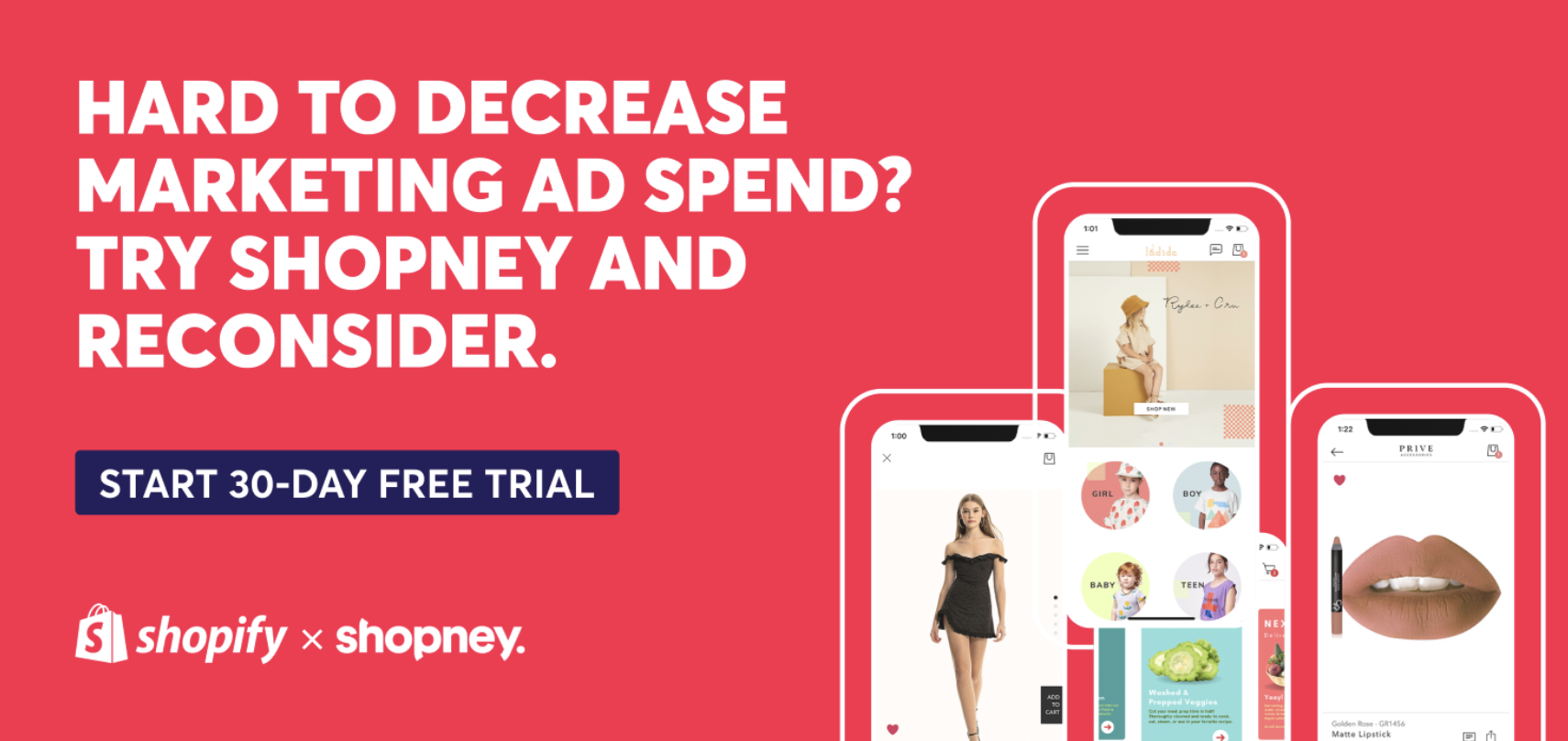Hard to decrease marketing ad spend? Try Shopney and reconsider. Start 30-day free trial