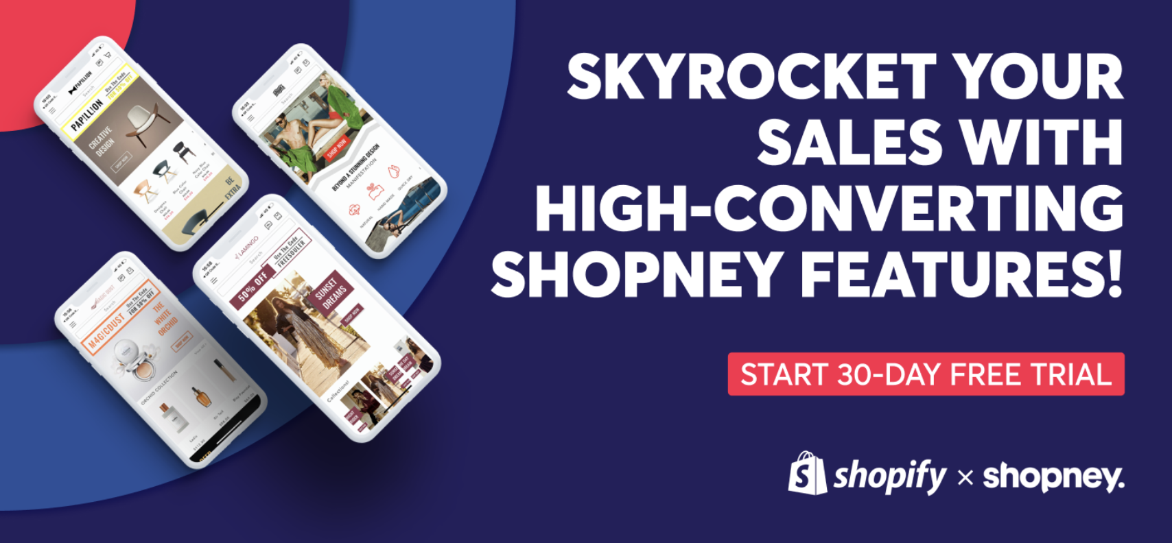 Skyrocket your sales with high-converting Shopney features! Start 30-day free trial
