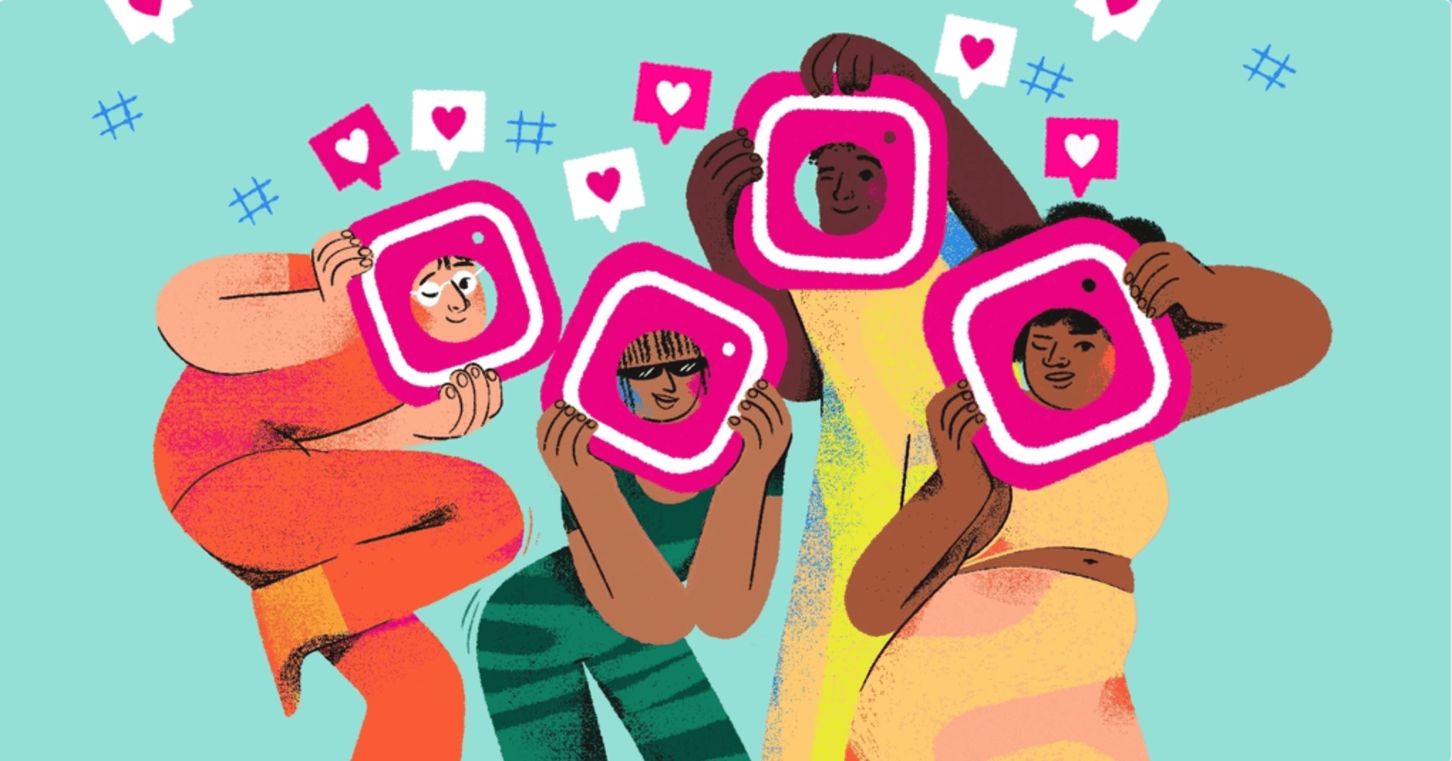 Instagram illustration