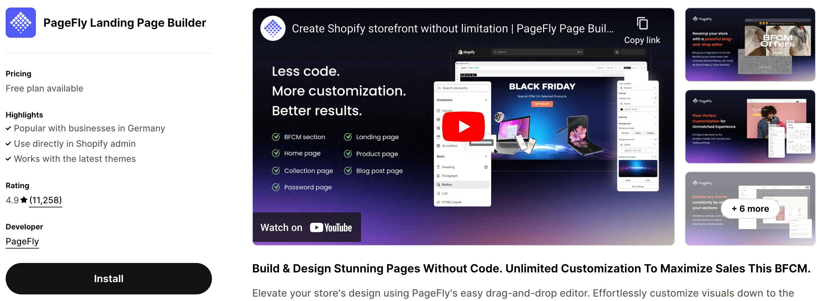 PageFly- Shopify App Store