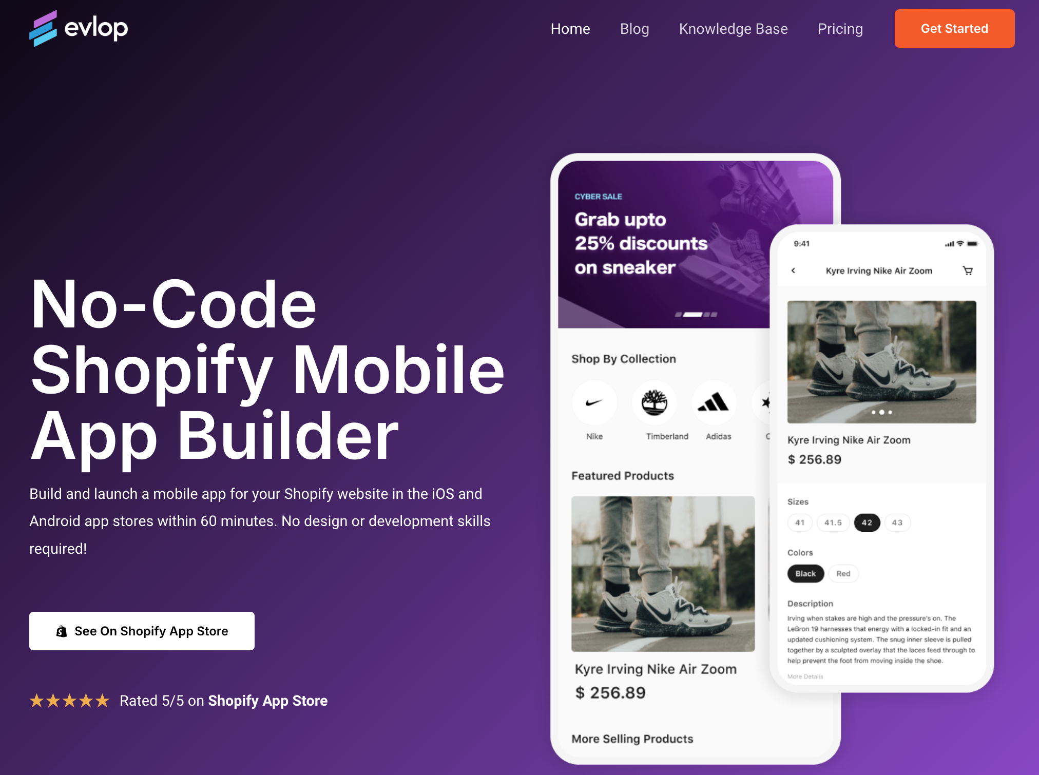 Homepage of Evlop
