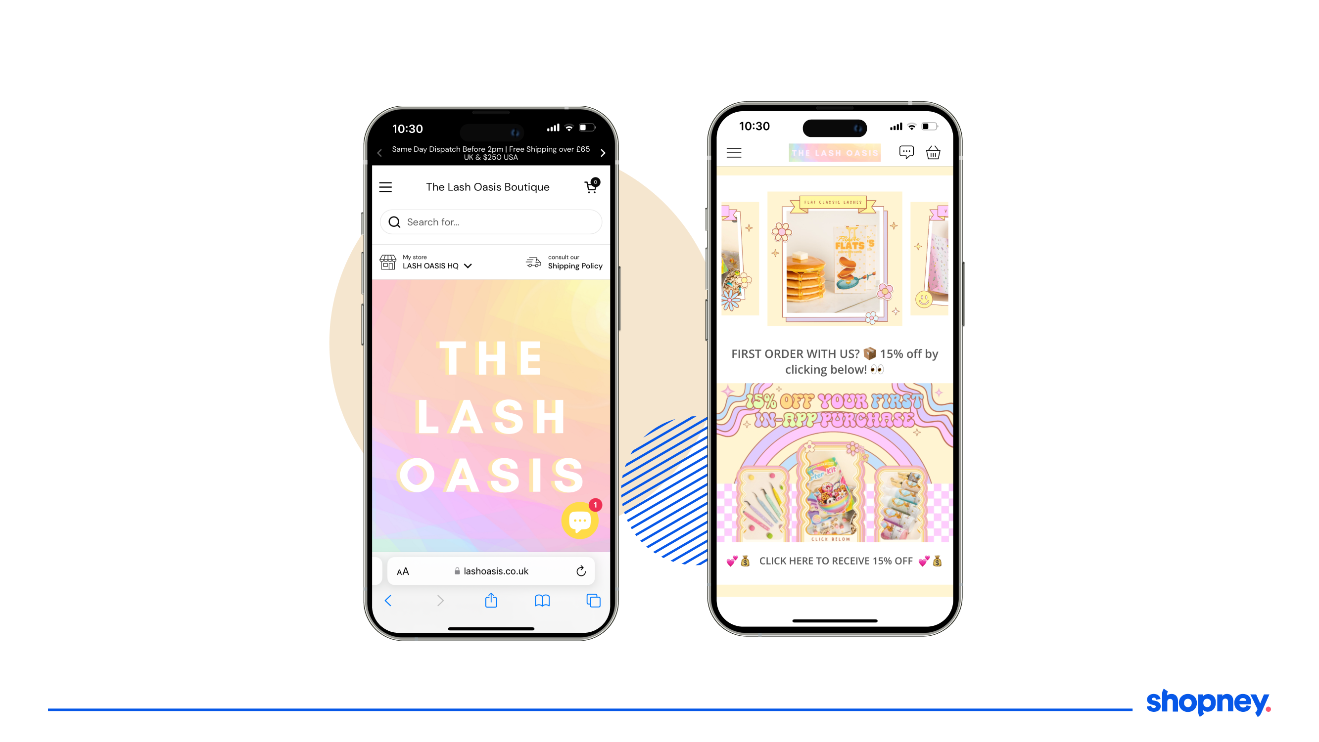 Comparison between mobile website and mobile app of a B2B brand