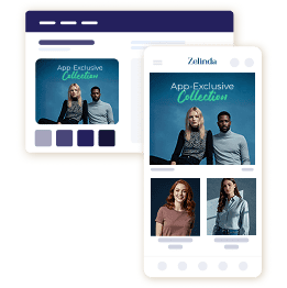Example of a brand website evolving into a mobile app to own the full sales channel.