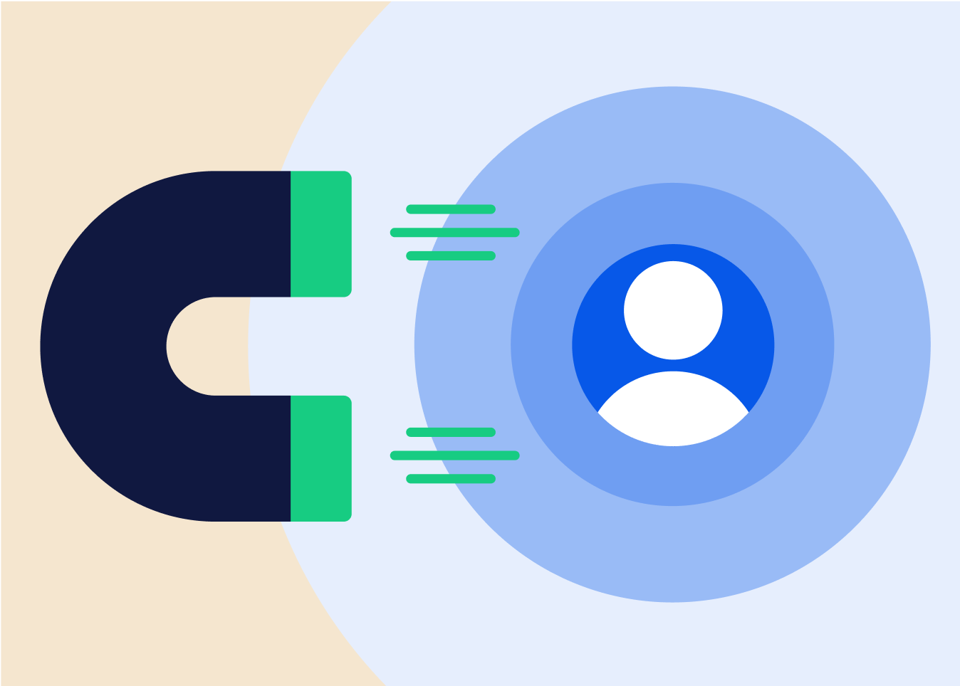 an upwards arrow representing increase in mobile conversions by 5x with Shopney mobile app