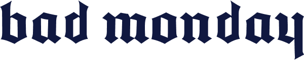 the logo of Bad Monday
