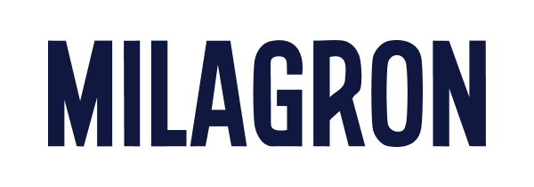 the logo of Milagron fashion brand