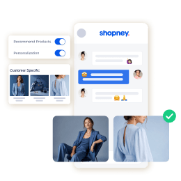 a push notification creation on Shopney dashboard and the way it looks on the phone screen