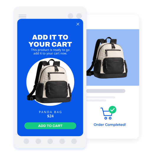Example of Shopney Mobile App displaying a product page with a personalized offer for a discount on the item being viewed.
