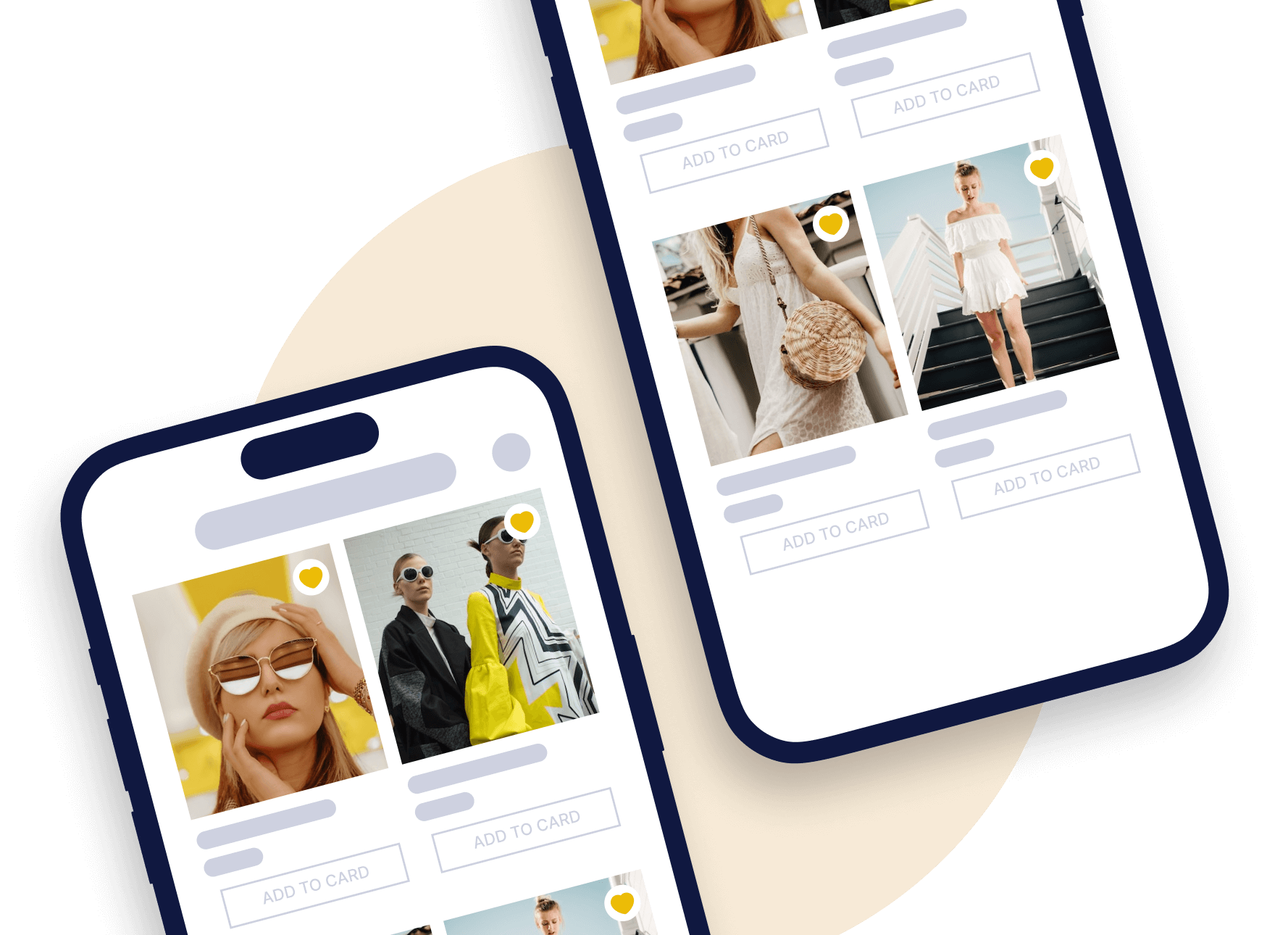 checkout page of a mobile app