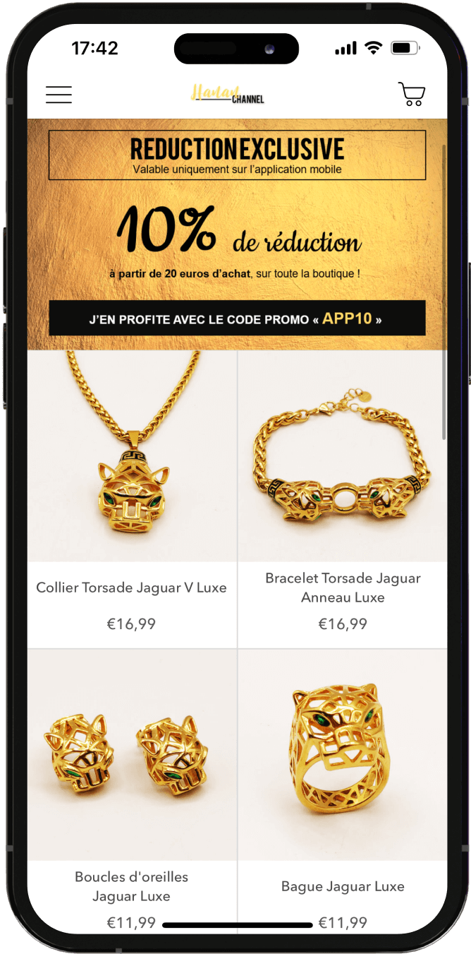 Page mobile Hanan Channel App