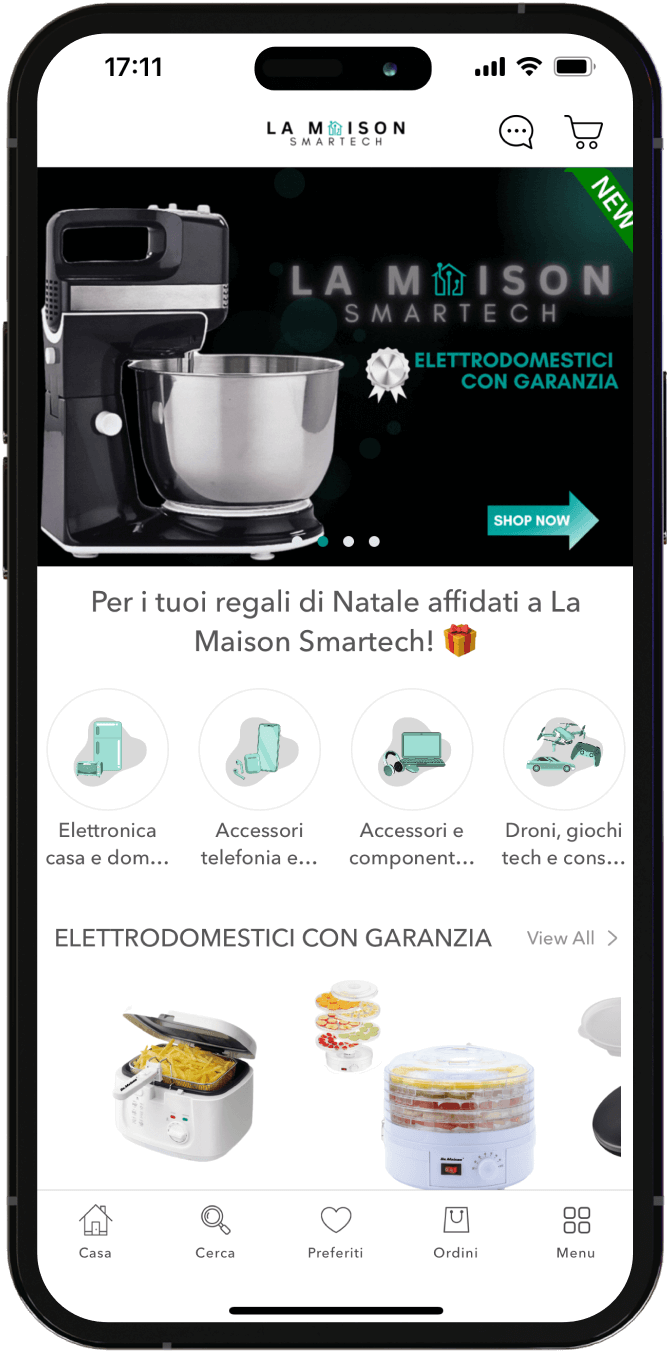 Layout di La Maison Smart-tech App