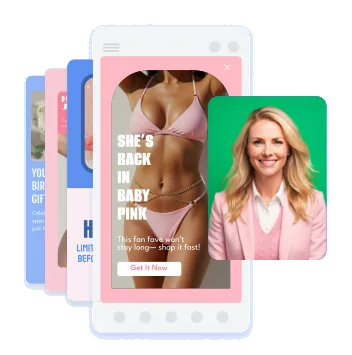 An in-app campaign story inside a mobile app