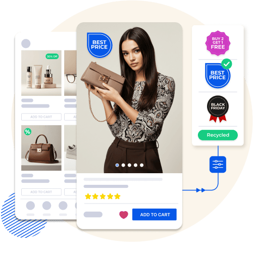 Showcasing a mobile app for fashion and accessories, featuring clear product categorization, engaging labels like 'Best Price' and 'Black Friday,' and seamless navigation to enhance shopping experiences and drive conversions