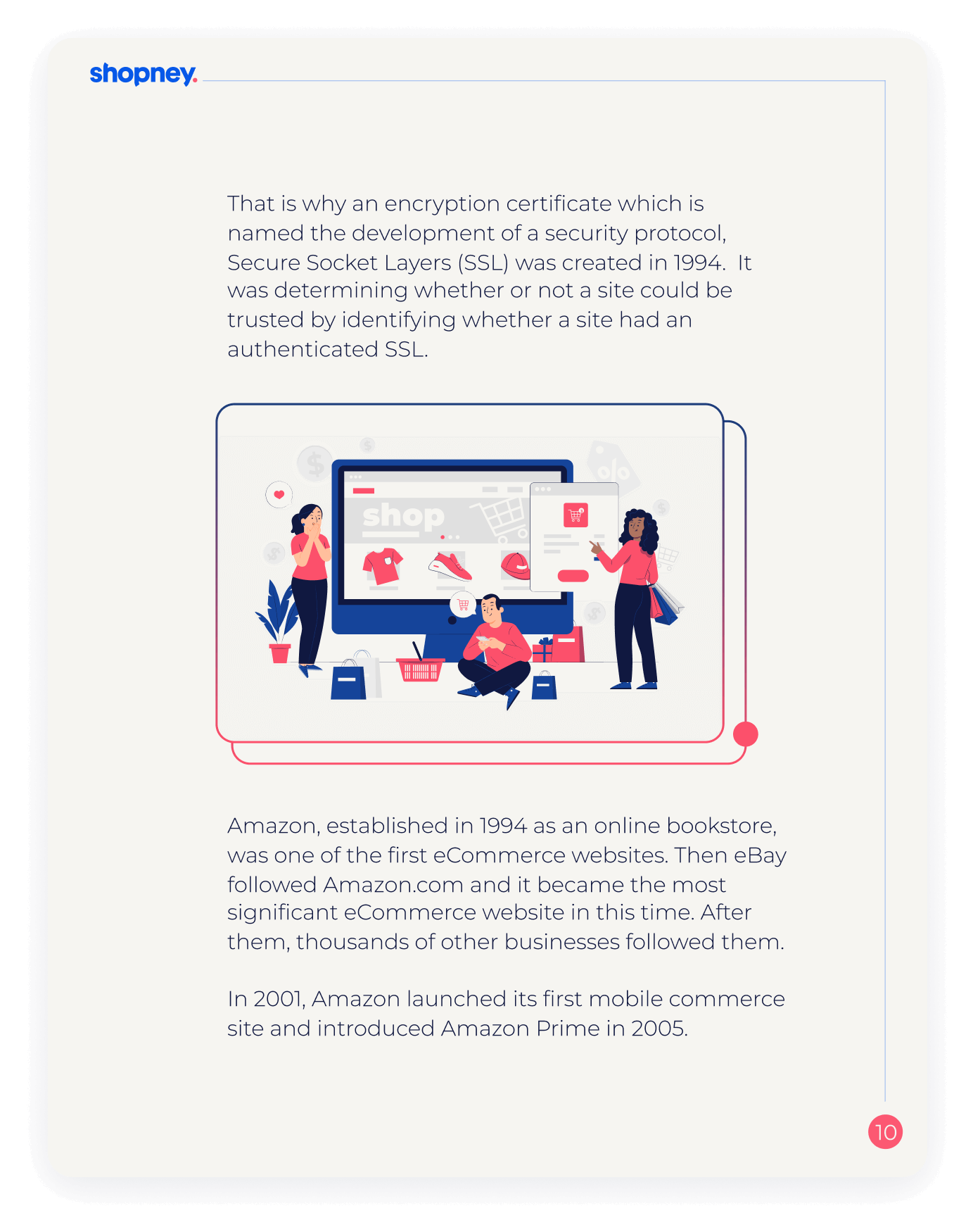 A page of Evolution of Commerce From Ancient Times to eCommerce ebook that explains consumer buying behavior