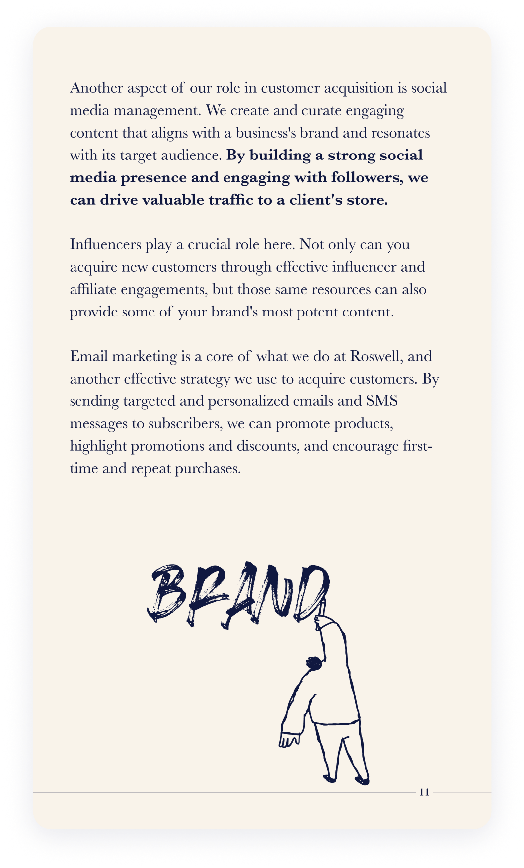 A page of Shopify Merchant's Bedside Book - Customer acquisition that tells how an app increase loyalty